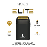Lorreto Elite Shaver Black