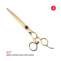 Above Ergo S Swivel Rosegold Hair Cutting Shears