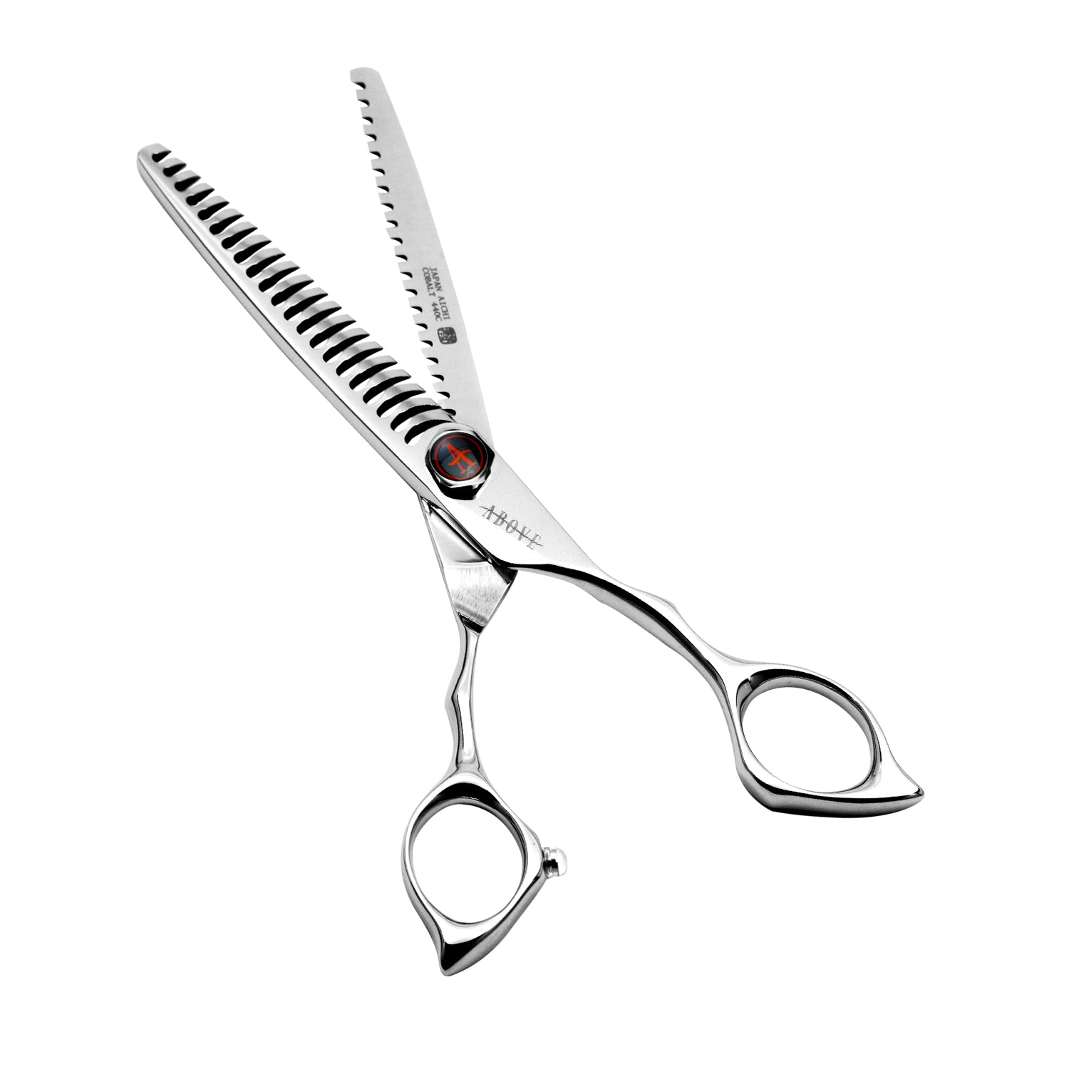 Above Flipper 21TT Dual Tooth Texturizing Shears