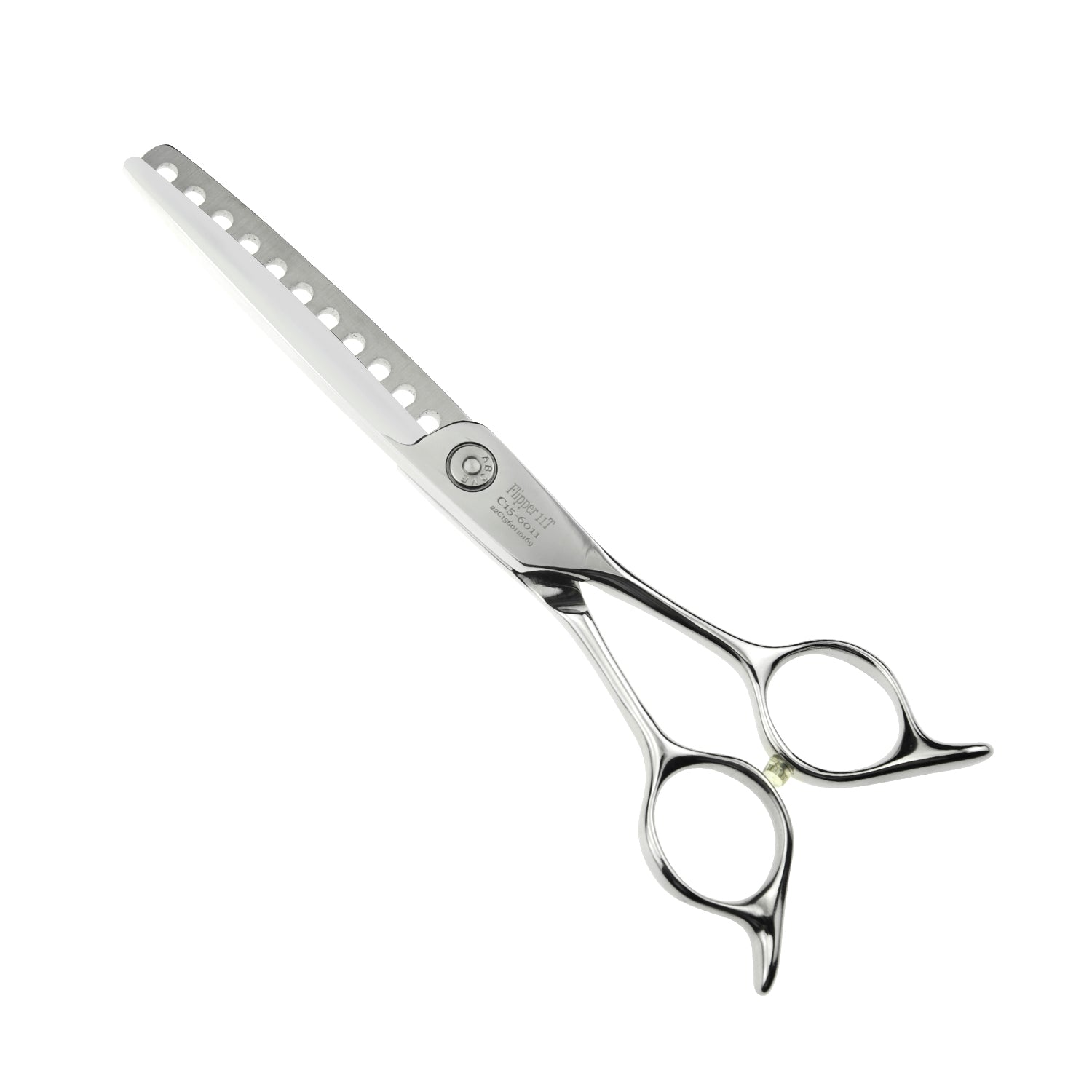 Above Flipper 11TT Dual Tooth Texturizing Shears