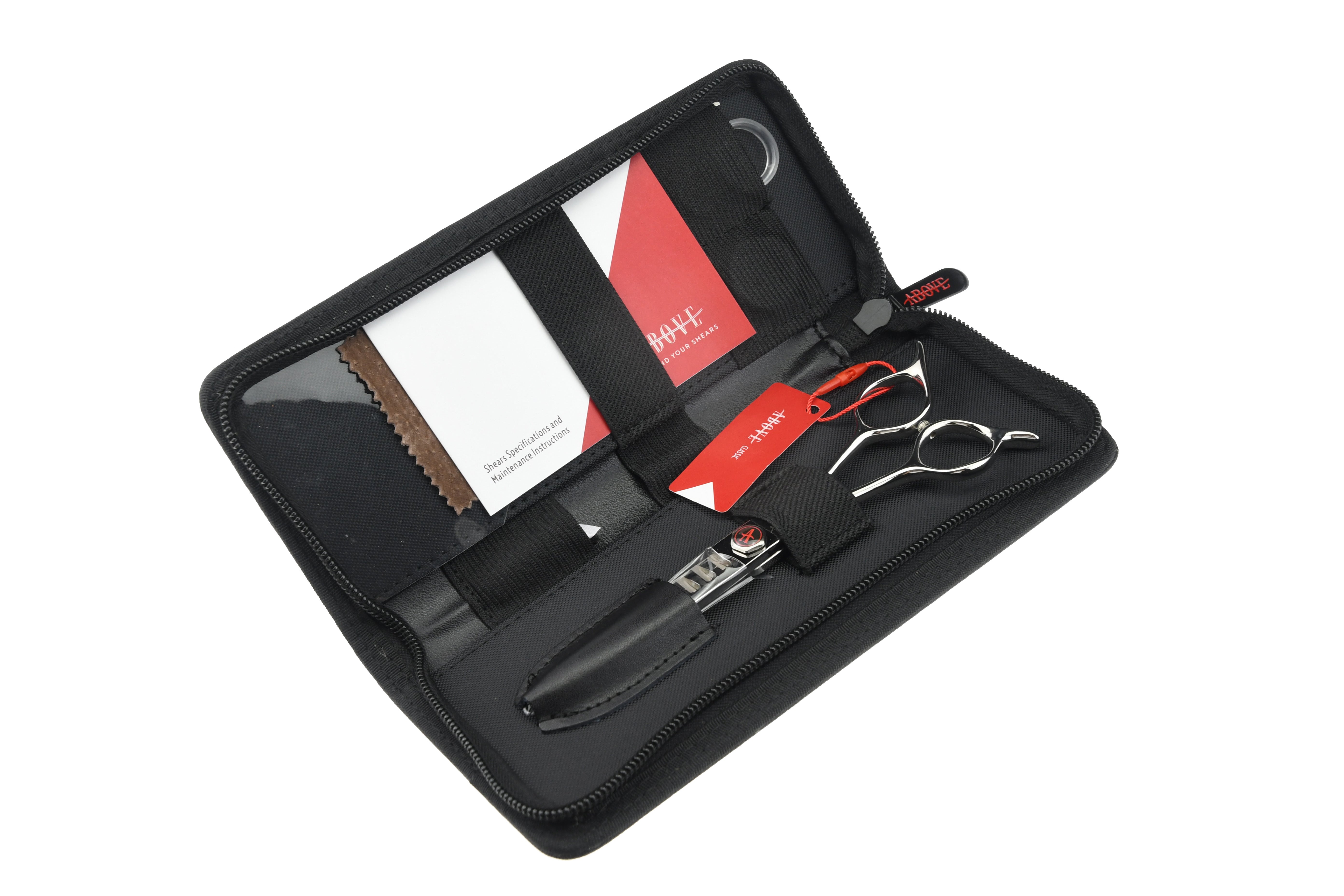 Above Flipper 11TT Dual Tooth Texturizing Shears